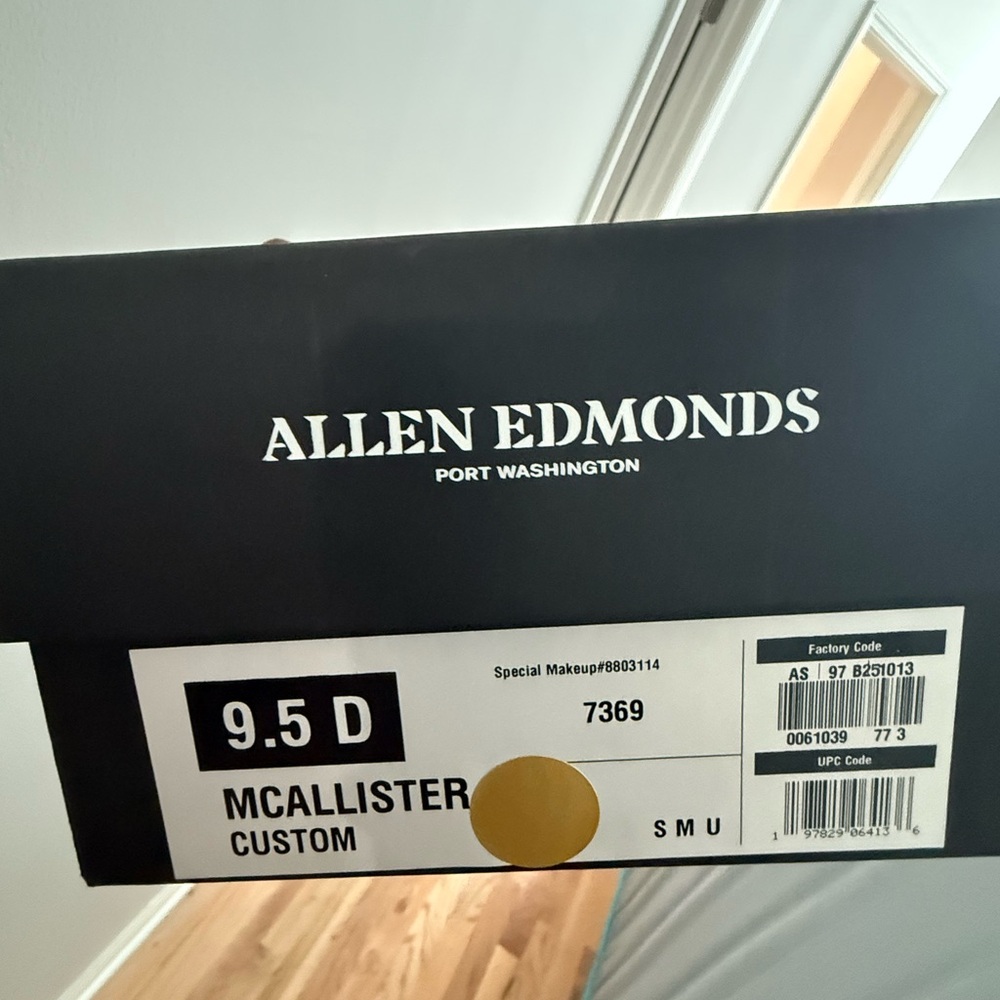 Custom “Allen Edmonds Leather and Suede” Oxford Shoes